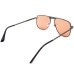 Power Sunglasses Medium Aviator Brown Tinted Lenses