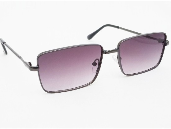 Power Sunglasses Medium Rectangle Black Gradient Lenses