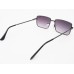Power Sunglasses Medium Rectangle Black Gradient Lenses