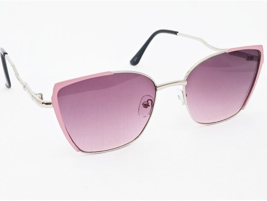 Power Sunglasses Medium Cateye Black Pink Gradient