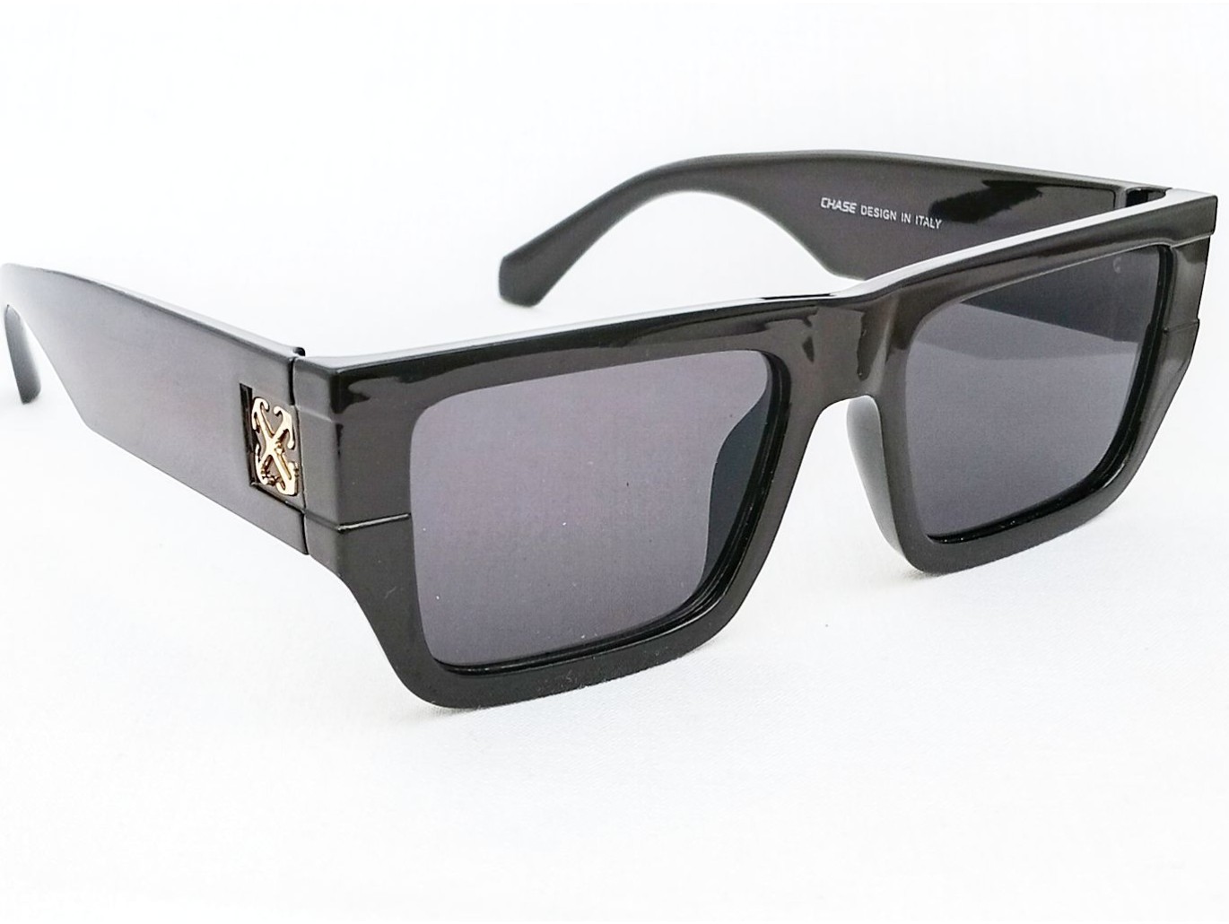Power Sunglasses Medium Rectangle Black Tint Lenses Power Sunglasses Medium Rectangle Black Tint Lenses