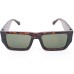 Power Sunglasses Medium Rectangle Green Tint Lenses