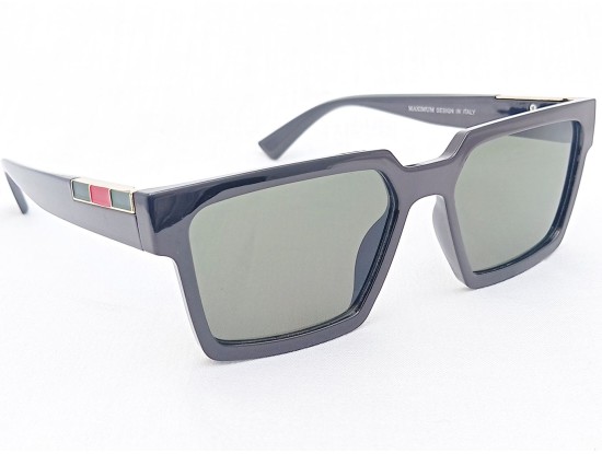 Power Sunglasses Medium Square Green Tinted Power Sunglasses Medium Square Green Tinted
