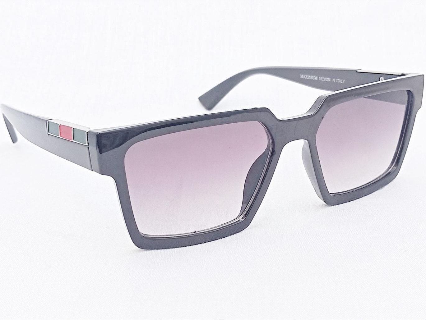 Power Sunglasses Medium Square Black Gradient Power Sunglasses Medium Square Black Gradient