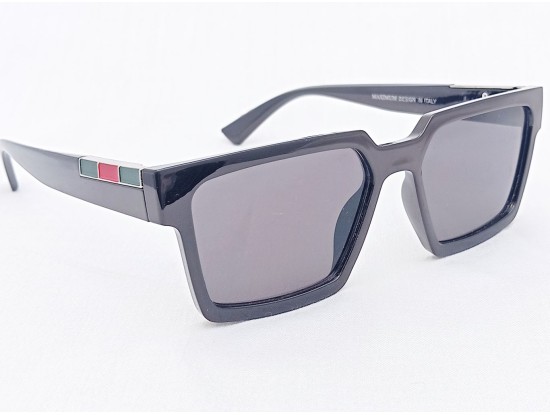 Power Sunglasses Medium Square Black Tinted Power Sunglasses Medium Square Black Tinted