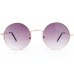 Power Sunglasses Medium Round Black Gradient Lenses