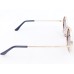 Power Sunglasses Medium Round Black Gradient Lenses