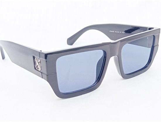 Power Sunglasses Medium Rectangle Blue Tinted Lenses Power Sunglasses Medium Rectangle Blue Tinted Lenses
