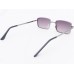 Power Sunglasses Medium Rectangle Black Gradient Lenses