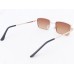 Power Sunglasses Medium Rectangle Brown Gradient Lenses