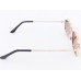 Power Sunglasses Medium Rectangle Brown Gradient Lenses