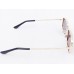 Power Sunglasses Medium Rectangle Black Gradient Lenses